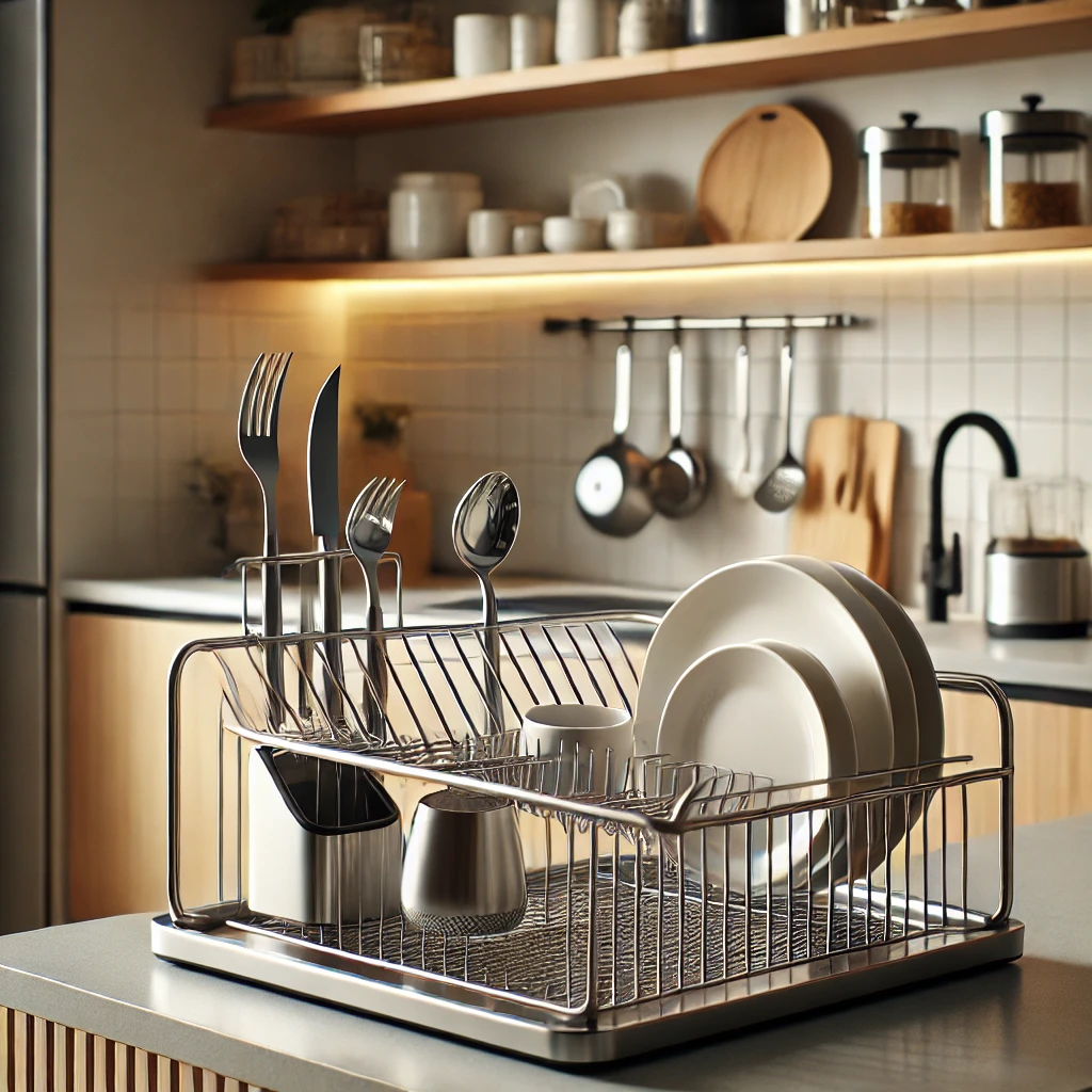 Simplehuman Compact Dish Rack for small kitchen