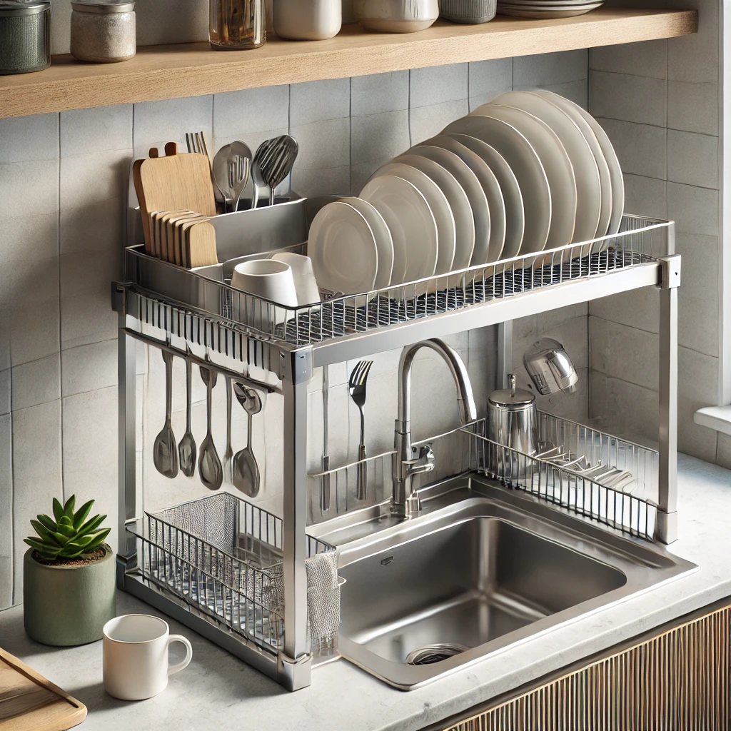 Simplehuman Compact Dish Rack for small kitchen